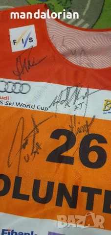 елек с подпис на състезатели от Bansko fis world cup, снимка 4 - Други ценни предмети - 52489807