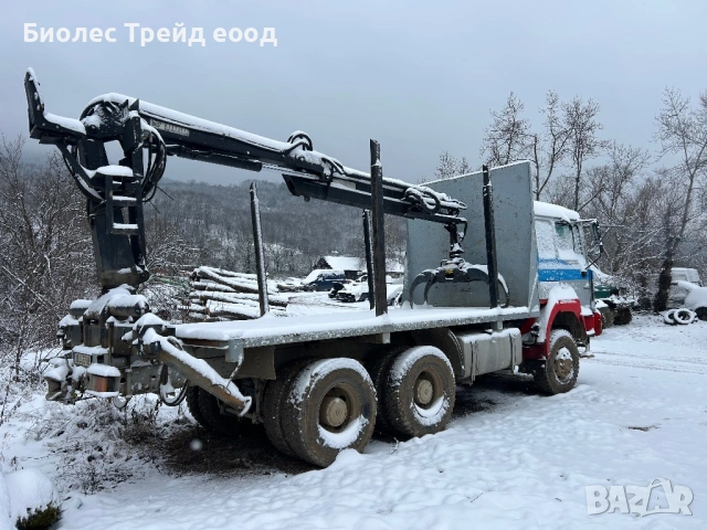 Ман 6х6 с кран , снимка 4 - Индустриална техника - 53322530