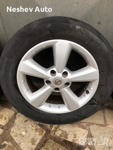 4бр. Алуминиеви джанти от Nissan Qashqai 17 цола., снимка 3 - Гуми и джанти - 52597755