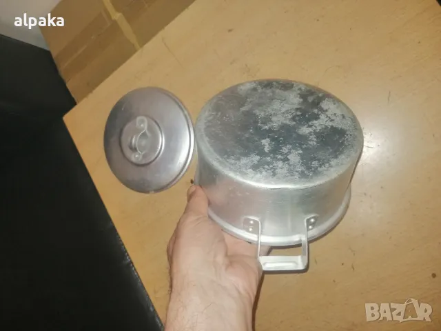 Продавам нова малка алуминиева тенджерка с капак, снимка 3 - Съдове за готвене - 35339011