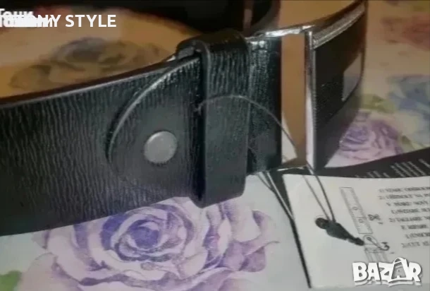 KUTTI ORIGINAL Нов Италиански Мъжки Колан Изцяло от Естествена Кожа с Етикет 130см., снимка 2 - Колани - 51644829