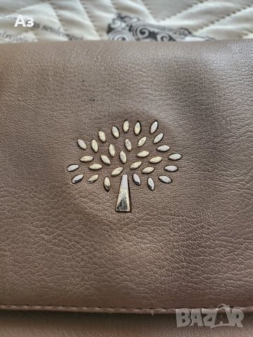 Клъч естествена кожа Mulberry , снимка 9 - Чанти - 41328747