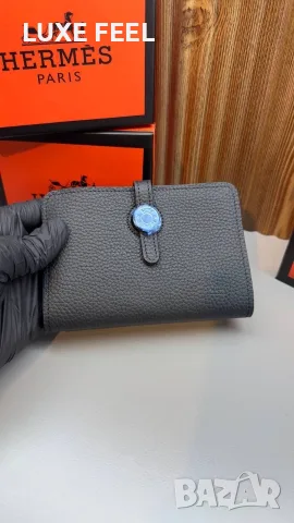 Hermes ⚜️ Естествена Кожа ⚜️ Дамски Протмонета , снимка 4 - Портфейли, портмонета - 55709491