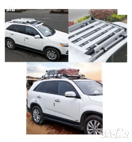 Багажник за автомобил с напречни греди, 160см, снимка 5 - Аксесоари и консумативи - 49093786