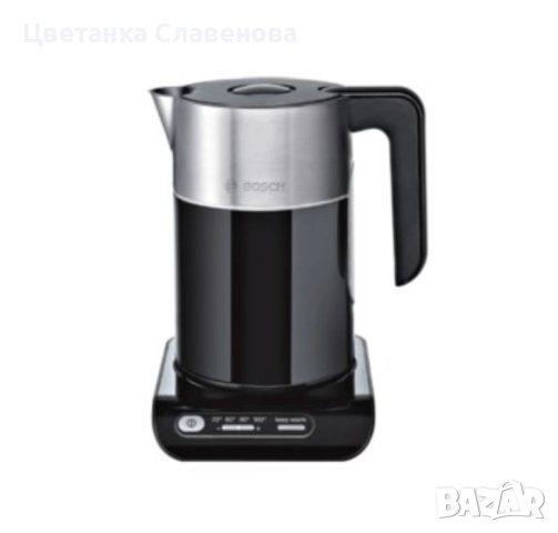 Електрическа кана Bosch TWK8613P, 1.5 л, 2400W, Черен, снимка 12 - Кани - 52404517