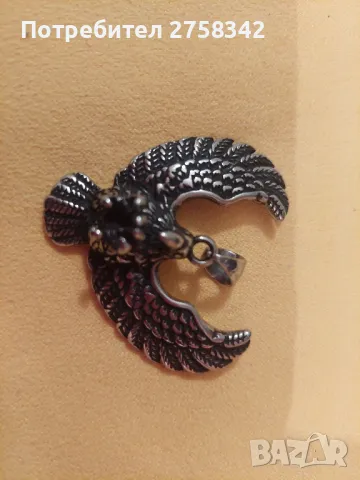 мъжки медальон от стомана, снимка 3 - Колиета, медальони, синджири - 49800912