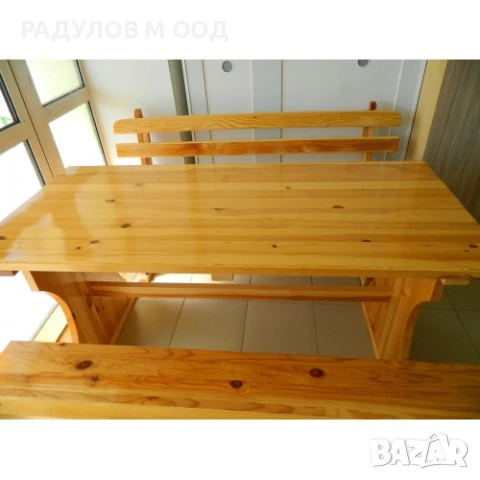 Баварски комплект 120см чам / 30368 , снимка 5 - Маси - 51192030