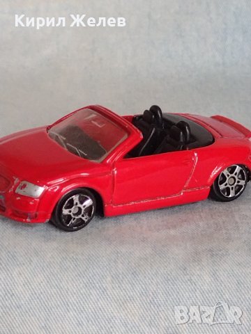 Метална количка AUDI TT ROADSTER MADE IN CHINA кабриолет за КОЛЕКЦИЯ ДЕКОРАЦИЯ 37611, снимка 3 - Колекции - 40704878