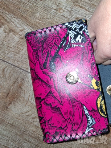 дамска чанта Alviero Rodriguez Borsa Madame Floral Leopard, снимка 9 - Чанти - 53716050