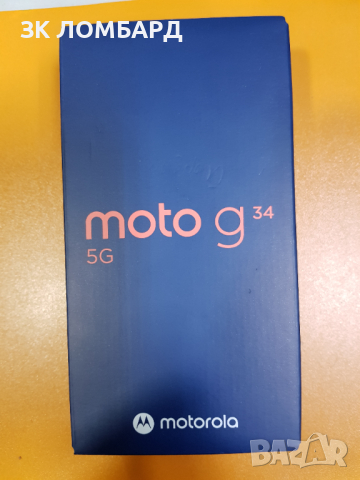 Motorola Moto g34, Dual SIM, 128GB, 8GB RAM, 5G270, снимка 1