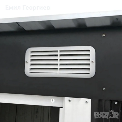 Метална градинска къща за инструменти с вентилация и заключване, снимка 11 - Градински мебели, декорация  - 53133478