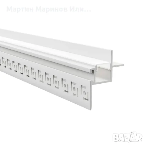 Алуминиев профил за LED лента Corner Shadow Trimless | 3 метра | Скрит монтаж