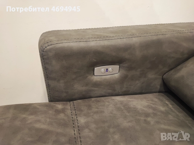 Турски диван с ел.релакс лежанки и 2 фотьойла, снимка 5 - Дивани и мека мебел - 52925474