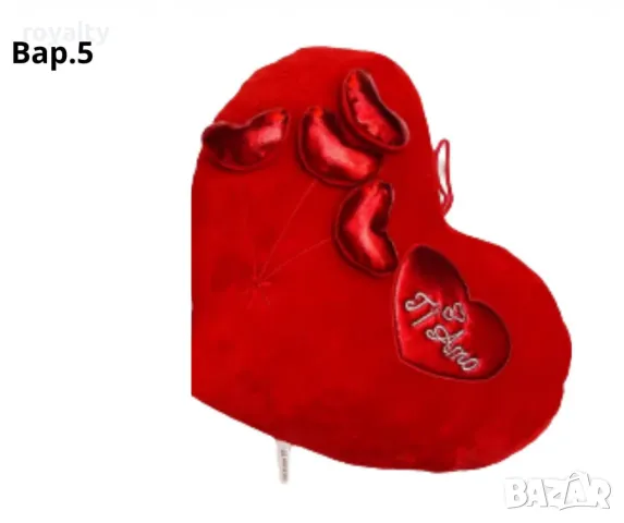 Възглавничка сърце, снимка 4 - Романтични подаръци - 49003564