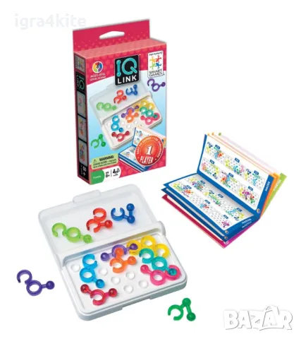 IQ Game LINK № 8 от 8 – Нов модел матричен тетрис. Логическа игра в кутия , снимка 2 - Образователни игри - 49909225