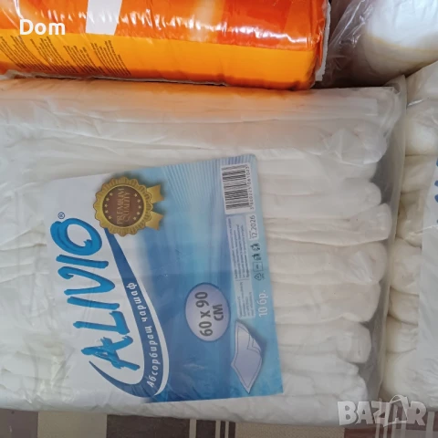 Голям лот памперси,нощни гащи,пелени,анатомични парчета за възрастни, снимка 7 - Други - 51015986