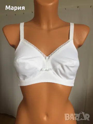 80 Б Нов Triumph Pretty Comfort N Сутиен Триумф Мека Чашка Без Банел, снимка 2 - Бельо - 47317354