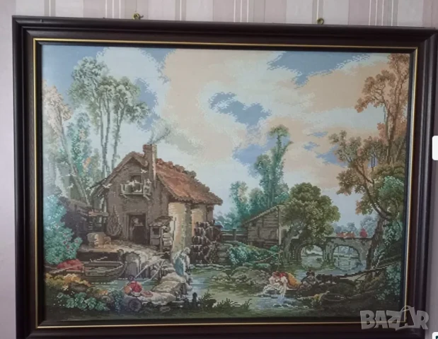 Продавам гоблен "Воденицата"на Боше, снимка 1