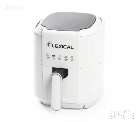 Фритюрник с горещ въздух Lexical Airfryer LAF-3011-1/2 1200W 3.5L бял/черен