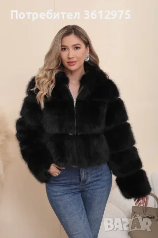 Дамско пухкаво яке 