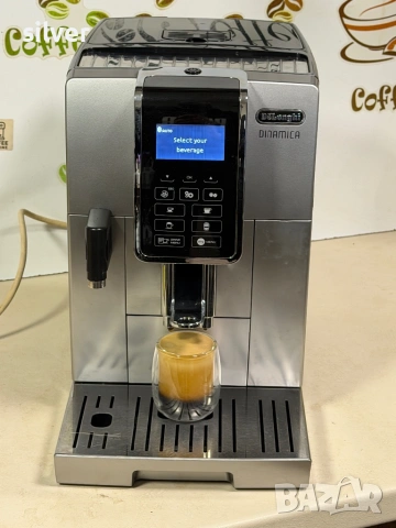 Кафемашина кафе автомат delonghi dinamica с гаранция, снимка 5 - Кафемашини - 53752917