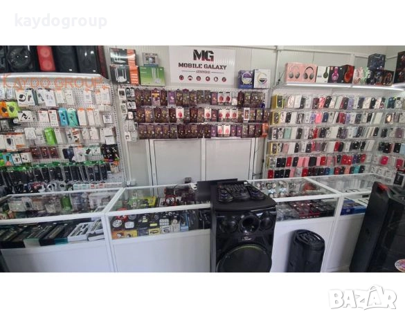 Магазинен метален стелаж с перфо гръб, бял - НОВИ, НАЛИЧНИ, снимка 4 - Стелажи и щандове - 51832519