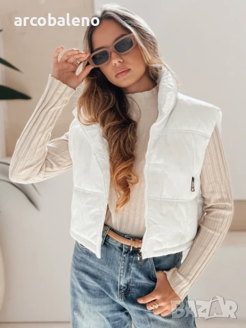 Дамски ватиран елек, 5цвята , снимка 11 - Якета - 51345870