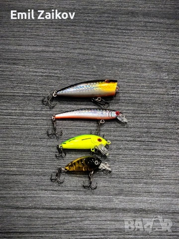 чисто нови воблери 4бр
