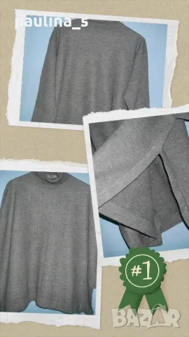 Пуловер тип пончо с Ръкави / 100% кашмир и вълна 