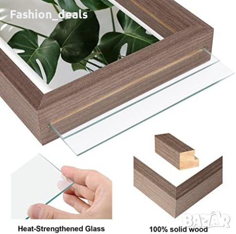 Нов Комплект 2 броя плаващи рамки 7x5 /Двойна стъклена рамка за картина, снимка 3 - Декорация за дома - 41618473