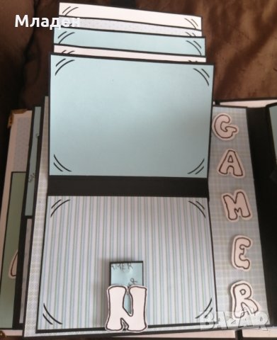 Ръчно изработен скрапбук албум, снимка 9 - Други - 35809812