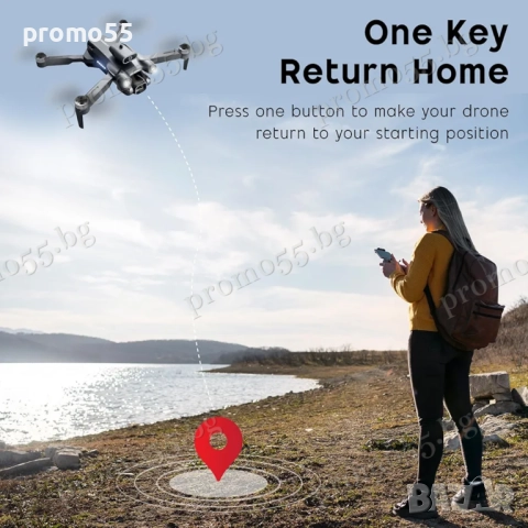 LF632 Сгъваем Интелигентен Дрон 5G 8K Избягване на Препятствия, снимка 12 - Дронове и аксесоари - 52515832