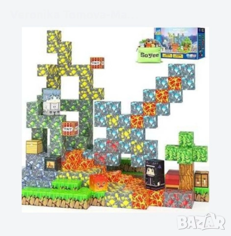 Майнкрафт магнитни конструктори , снимка 3 - Конструктори - 52166471