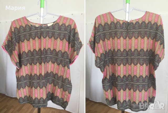 С / М Нова Дамска Блуза от 30% Коприна и 70% Памук Джули Фагерхолт Julie Fagerholt, снимка 3 - Корсети, бюстиета, топове - 42741745