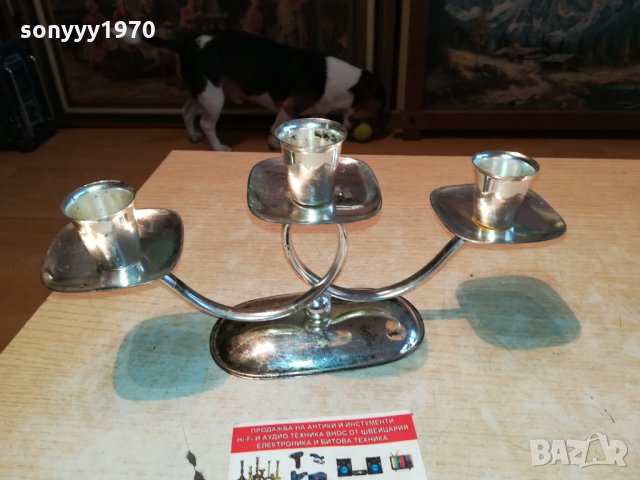 КРАСИВ СВЕЩНИК ОТ ГЕРМАНИЯ 0802221902, снимка 15 - Антикварни и старинни предмети - 35720989