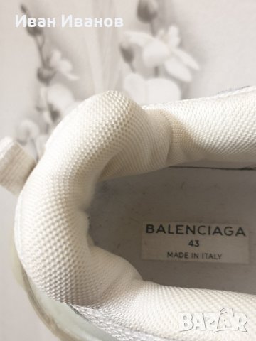  сникарси  Balenciaga Triple S Clear Sole  номер 43, снимка 6 - Маратонки - 42437678