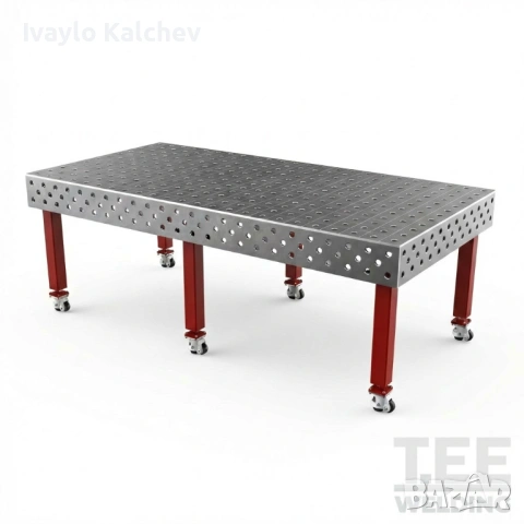 Заваръчна маса 2400×1200 мм (12 мм плот) | ЛИЗИНГ