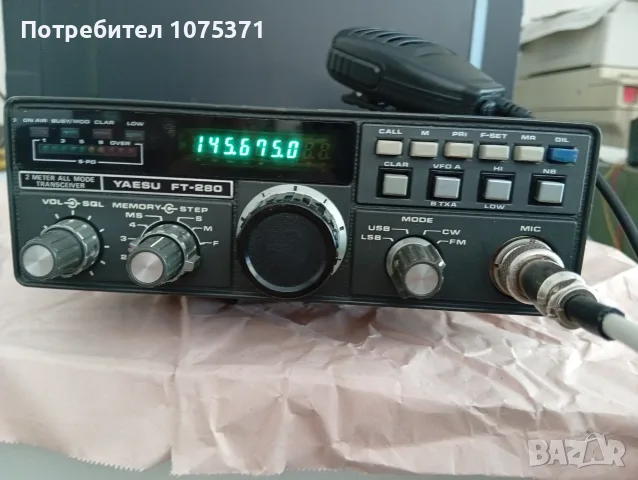 ЯПОНСКА РАДИОСТАНЦИЯ YAESU FT 280, снимка 2 - Друга електроника - 56128096