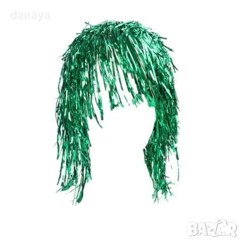 5754 Парти перука от фолиеви нишки, снимка 5 - Други стоки за дома - 49178015