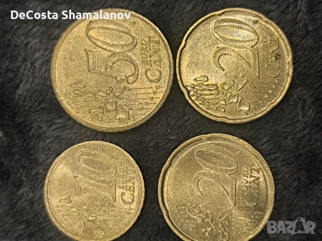 Монети от 10 до 50 цента, снимка 2 - Нумизматика и бонистика - 53295778