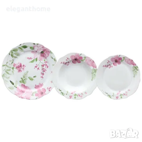 Порцеланов сервиз за хранене - 18 части, снимка 2 - Сервизи - 46067491