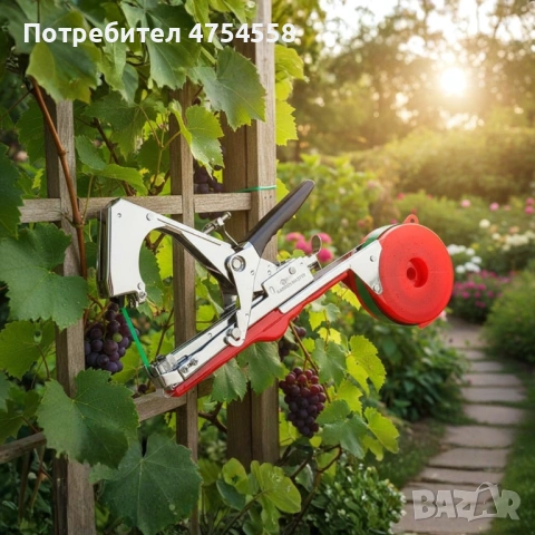 Ръчна машина за връзване на растения, снимка 4 - Градински инструменти - 53716241