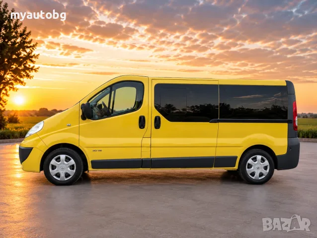 Бус под наем Renault Trafic 9 места ДЪЛГА БАЗА Ван под наем | Без депозит | Пътнически, снимка 2 - Rent a car - 55987513