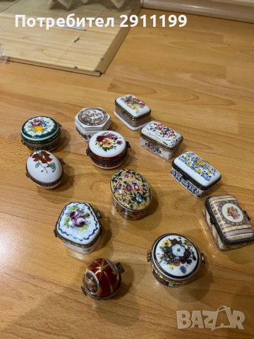 12 порцеланови кутийки, снимка 7 - Декорация за дома - 39731367