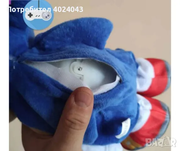 Ходещ таралеж Соник – интерактивна плюшена играчка, снимка 3 - Плюшени играчки - 47893494