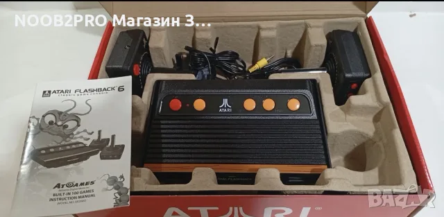 Atari Flashback 6 Classic Game Console – 100 вградени игри + 2 безжични контролера, снимка 5 - Други игри и конзоли - 56329285