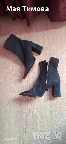 Продавам италиански велурени боти