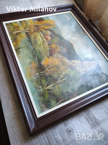 Маслена стара картина, снимка 6 - Картини - 41876589