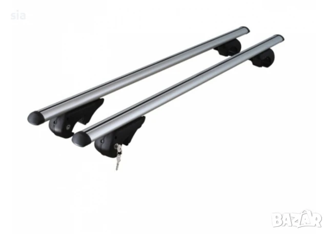 Напречни греди, Багажник за кола, греди, за покрив, 130см, снимка 2 - Аксесоари и консумативи - 44380456