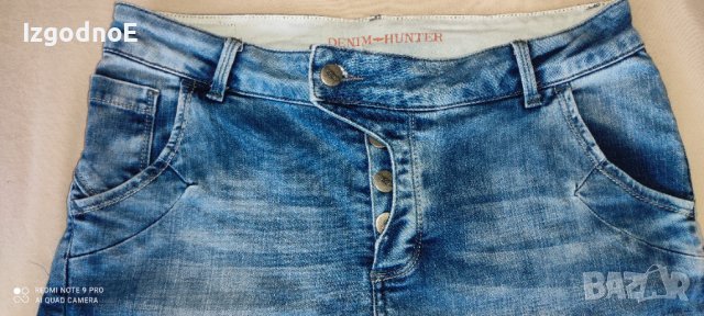 XL маркови къси дънкови гащи Denim Hunter , снимка 2 - Къси панталони и бермуди - 41340821